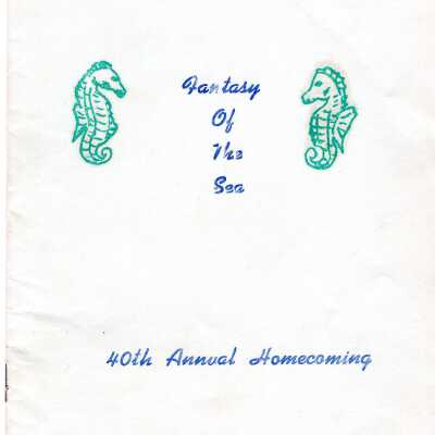 Homecoming Program, Bristol High School, 1972