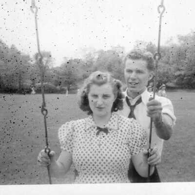 Robert Mack and woman