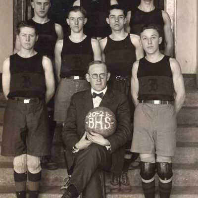 Boys Basketball team, 1920