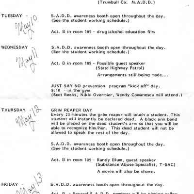 Flyer, 1988 Bristol School