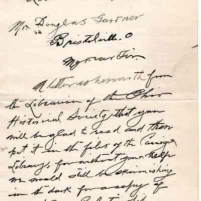 Letter, and Coat of Arms of Fenton Family, 1922