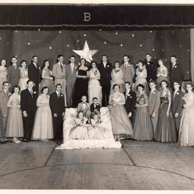 Photo, Bristol High School Homecoming, 1953