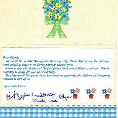 Card, Thank You