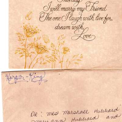 Wedding Invitation, 1983