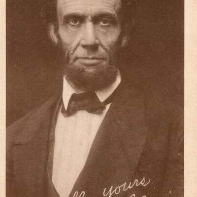 Benjamin Chapin as Abraham Lincoln