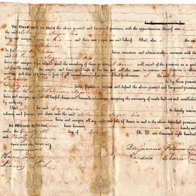 Deed,1839