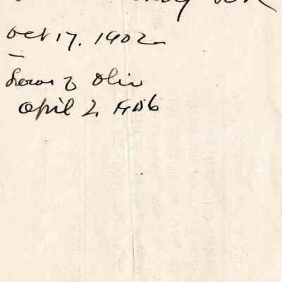 Lecture Notice,1906