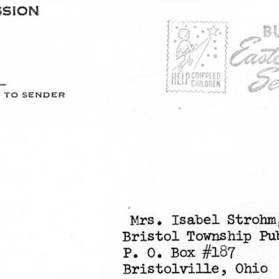 Library Correspondence, 1972