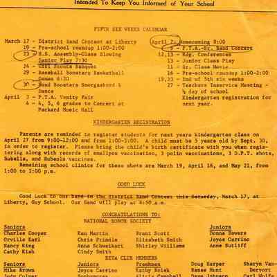 Newsletter, Bristol School