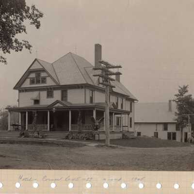 Hotel at Center of Bristolville, Ohio,1905
