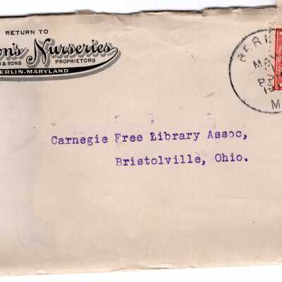 Early Library Correspondence,1912