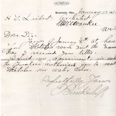 Early Library Correspondence,1912
