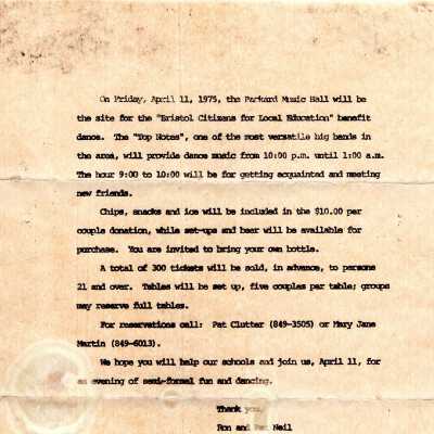 Letter , 1975