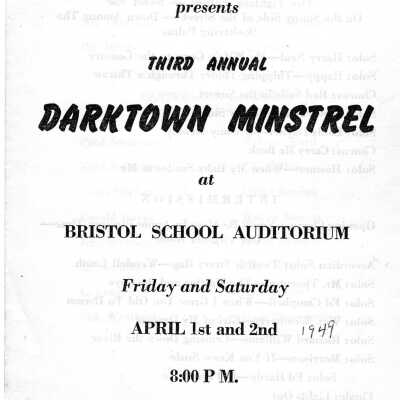 Program, Bristol Fire Department, 1949
