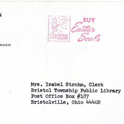 Library Correspondence, 1972