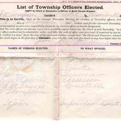Notice, 1905 Election Trustees