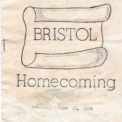 Program, Bristol Homecoming1956