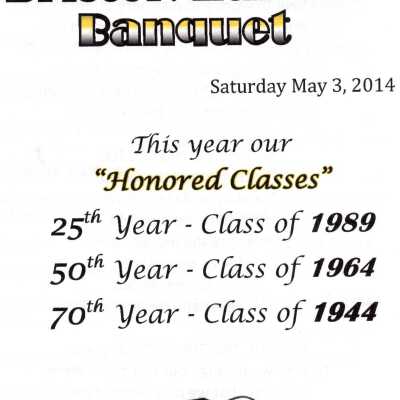 Bristol High School Alumni Banquet, 2014