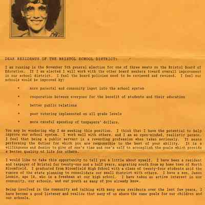Mailer, Bristol Board of Education