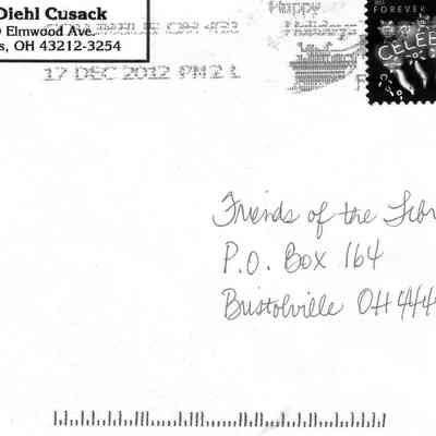 Envelope and Card, 2012