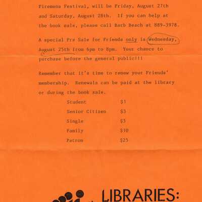 Friends of Library,1993
