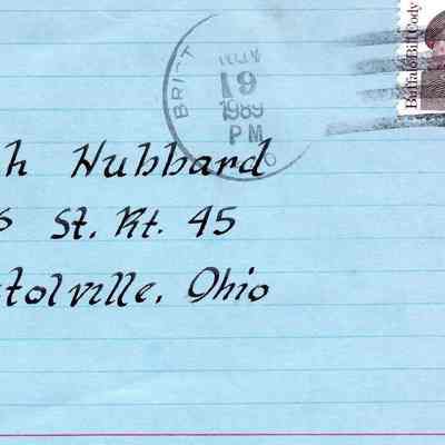 Postcard, 1989