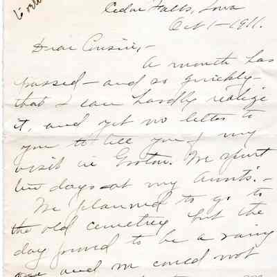 Letter,1911