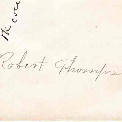Envelope and letter