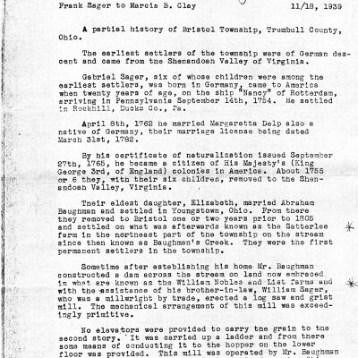 History Bristol Township