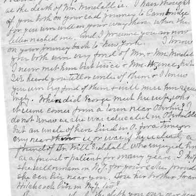 Letter, 1922