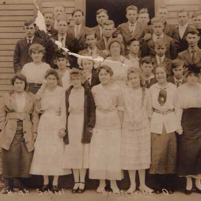 Class, Bristol High School, 1916