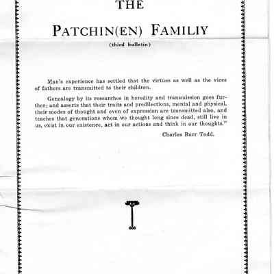 Bulletin, Patchin History