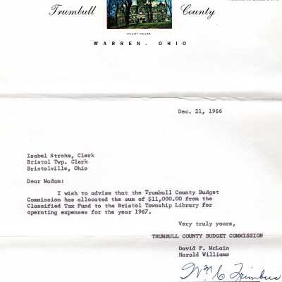Library Correspondence,1967