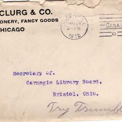 Early Library Correspondence:1912