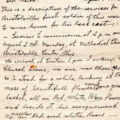 Letter, 1943
