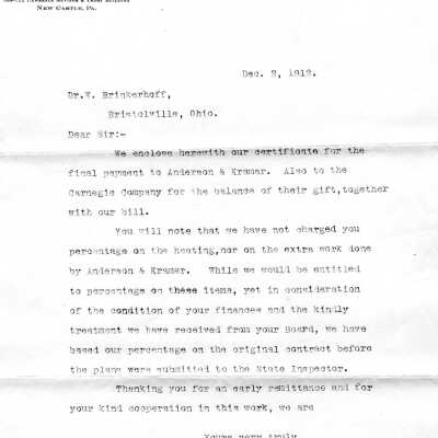 Early Library Correspondence,1912