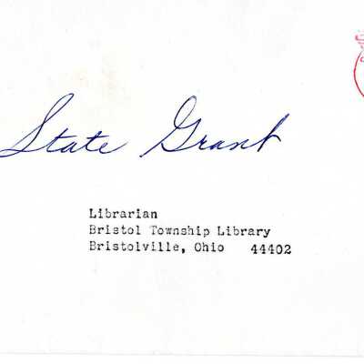 Library Correspondence,1965