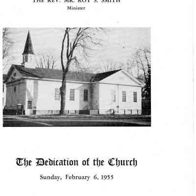 Bulletin, Bristol Methodist Church, 1955