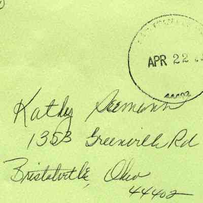 Envelope and Card,