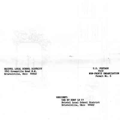 Bristol School Mailer, 1989