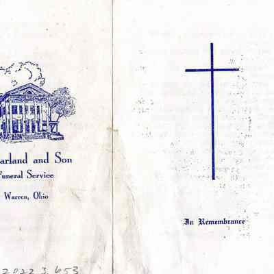 Memorial Card, 1977