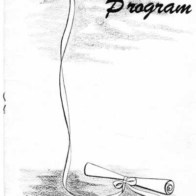 Program, 1953 Bristol School