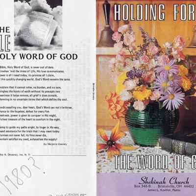 Church Program,