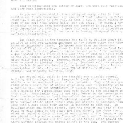Bristol Mill History, May 19, 1944