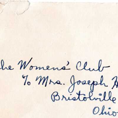 Letter , 1954