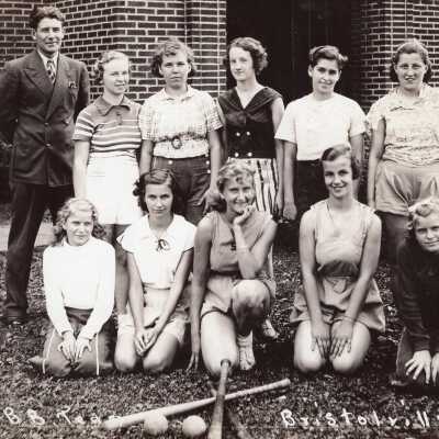 Bristol School, Girls Baseball team, 1938