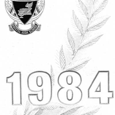 1984 Bristol High School Graduation Announcement