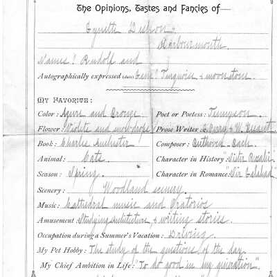 List of opinions