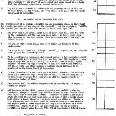 Policy of Ohio Schools