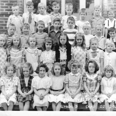 Third Grade class September 22, 1948, Bristol School